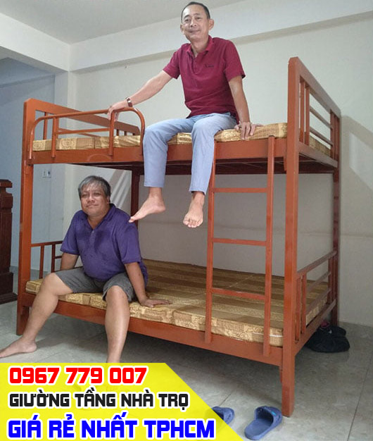 thi công nội thất giường tầng cho nhà trọ giá rẻ tại tphcm
