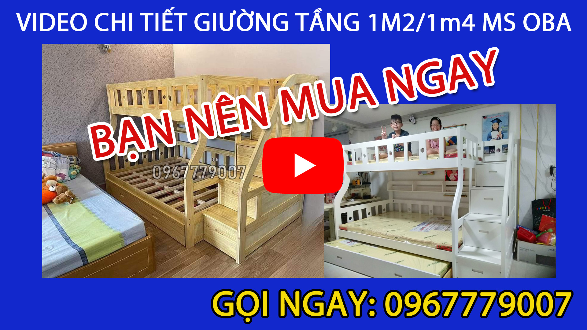 Video cận cảnh thực tế giường tầng 1m2-1m4 ĐẸP giá rẻ bạn nên mua nhất TPHCM