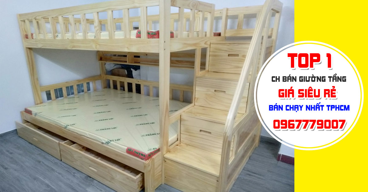 CẬP NHẬT - Những mẫu giường tầng trẻ em ráp thực tế mới nhất tại TPHCM 03-2023 P2