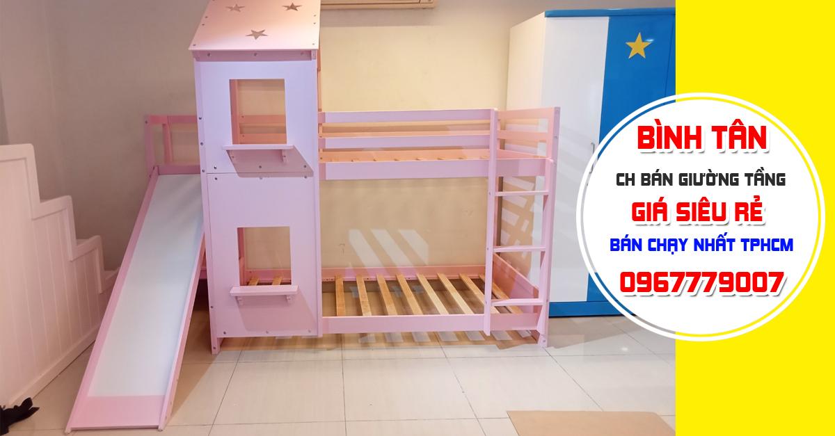 Nơi bán giường tầng trẻ em giá bình dân uy tín nhất tại Quận Bình Tân - TPHCM