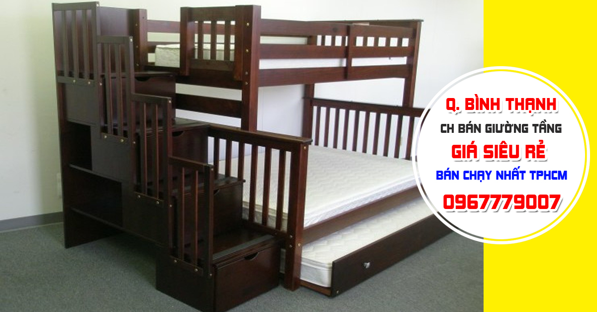 TOP 1 CH bán giường tầng trẻ em giá rẻ đa năng nhất tại Quận Bình Thạnh TPHCM