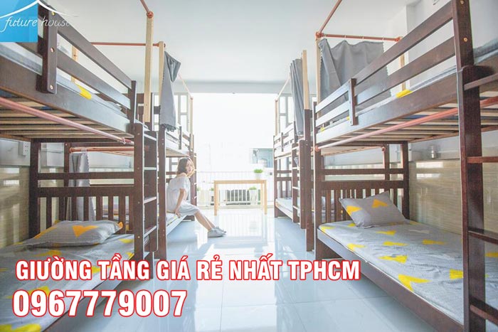giường 2 tầng nhà trọ sinh viên giá rẻ tại tphcm