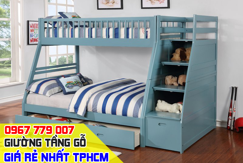 bán giường tầng gỗ xuất khẩu giá rẻ tại tphcm