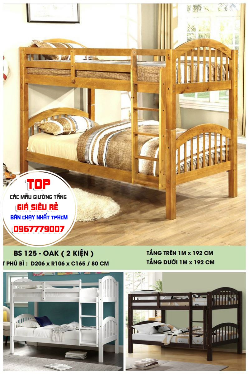 giường 2 tầng 1m ms 025 giá rẻ tại tphcm