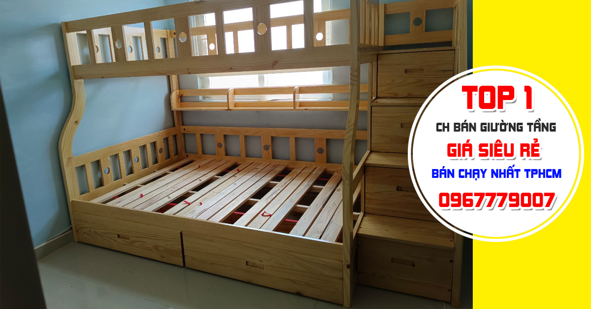 CH bán giường tầng trẻ em giá rẻ uy tín nhất Quận Gò Vấp TPHCM 0