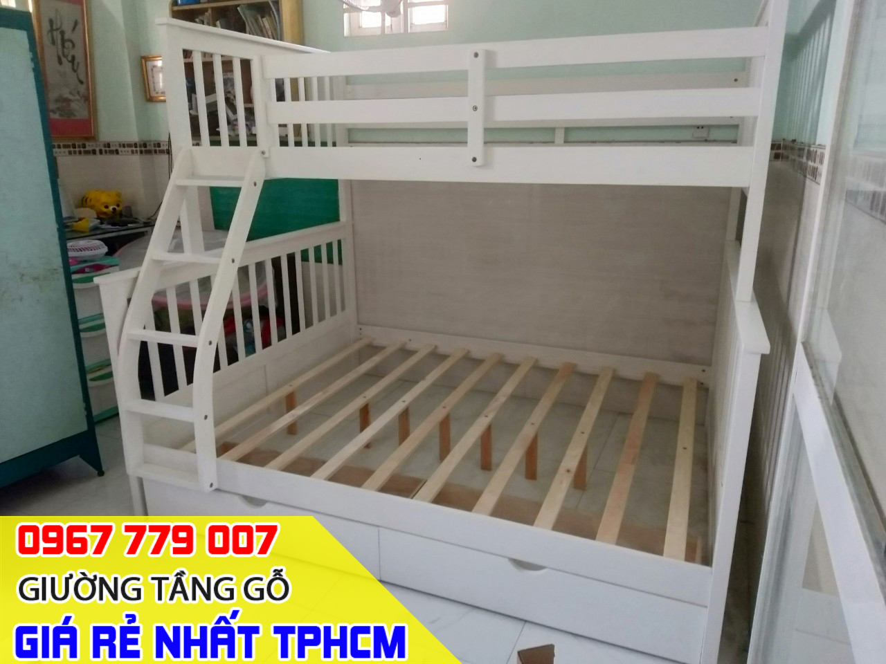 HOT - Các mẫu giường tầng đẹp ráp thực tế tại nhà khách đặt mua TPHCM 09-2023