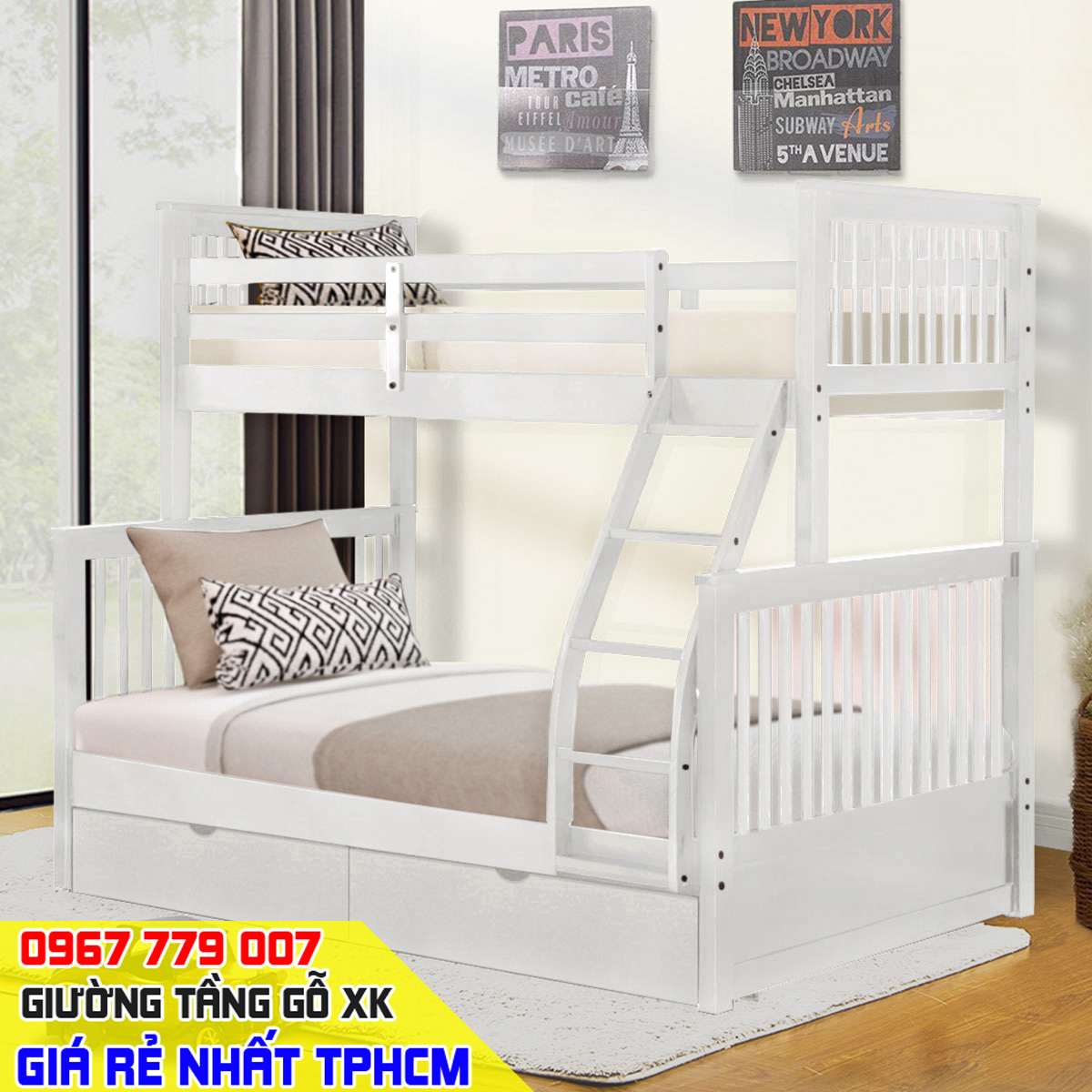 CẬP NHẬT - Mẫu giường tầng trẻ em mới nhất giá rẻ đẹp tại TPHCM 2023 - P3