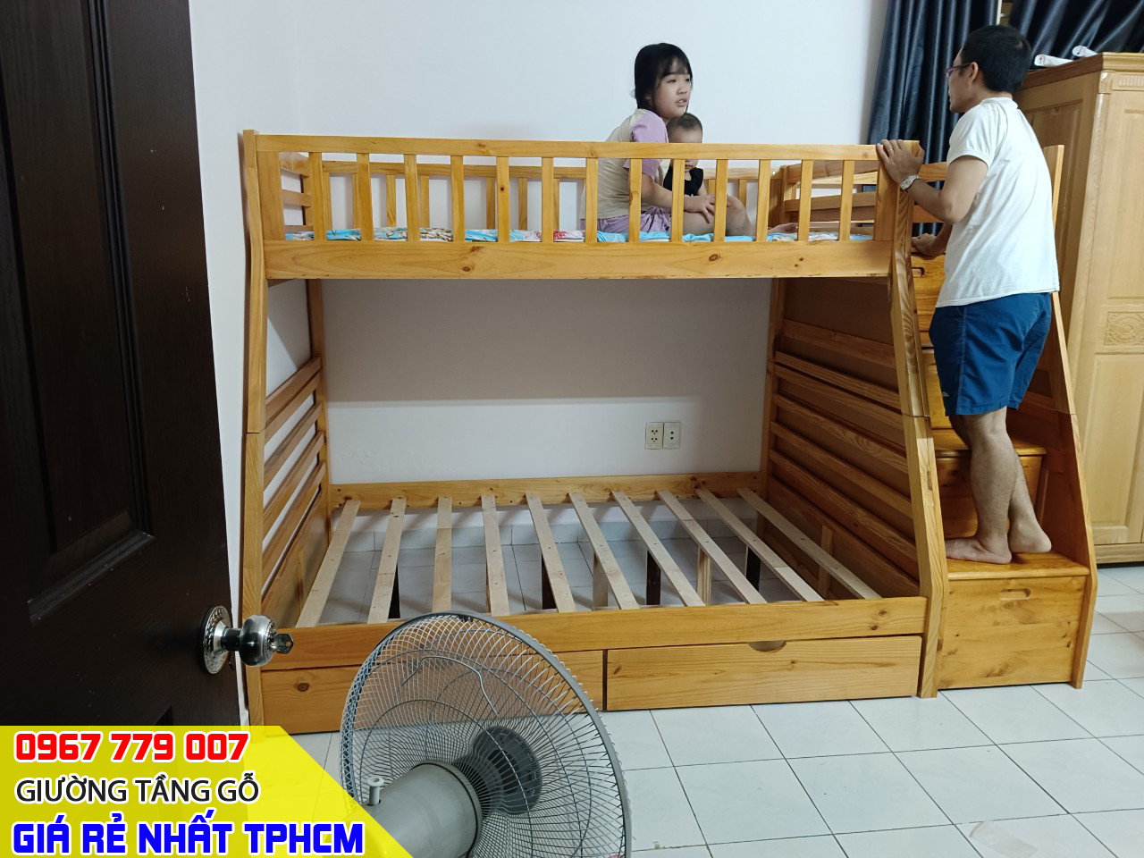 Các mẫu giường tầng ráp thực tế tại nhà khách hàng mới nhất Tháng 08-2023 P1