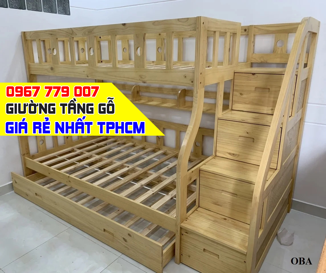 mẫu giường tầng cao cấp giá rẻ tại tphcm